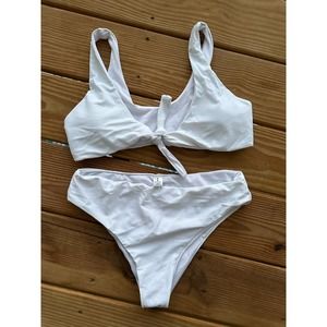 SunnyCo White Bathing Suit